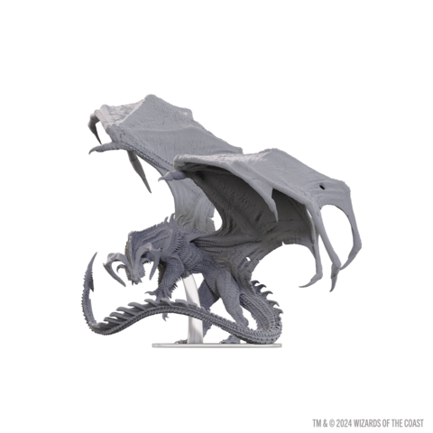 DND Icons Adult Black Dragon - Unpainted